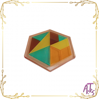 Quebra Cabeças Base Hexagonal 10 Peças