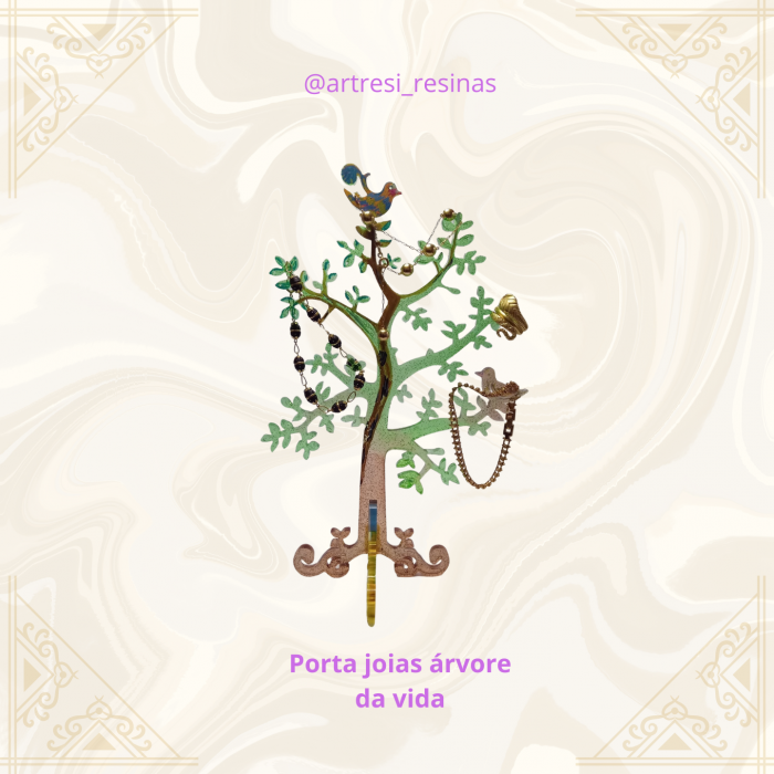 Porta joias árvore da vida