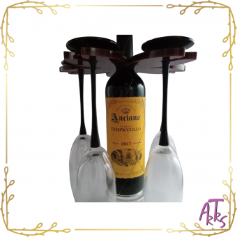 Suporte de 5 Taças Para Vinho