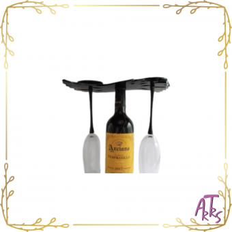 Suporte de 2 Taças Para Vinho