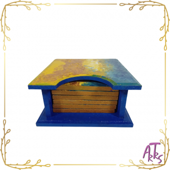 Porta Copos com Suporte em MDF