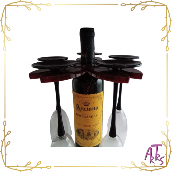 Suporte de 5 Taças Para Vinho